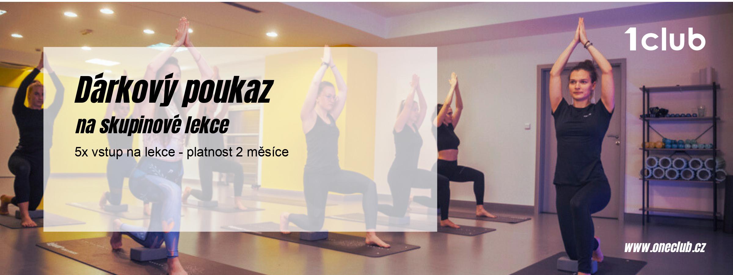 Voucher 5x vstup na lekce - platnost 2 měsíce